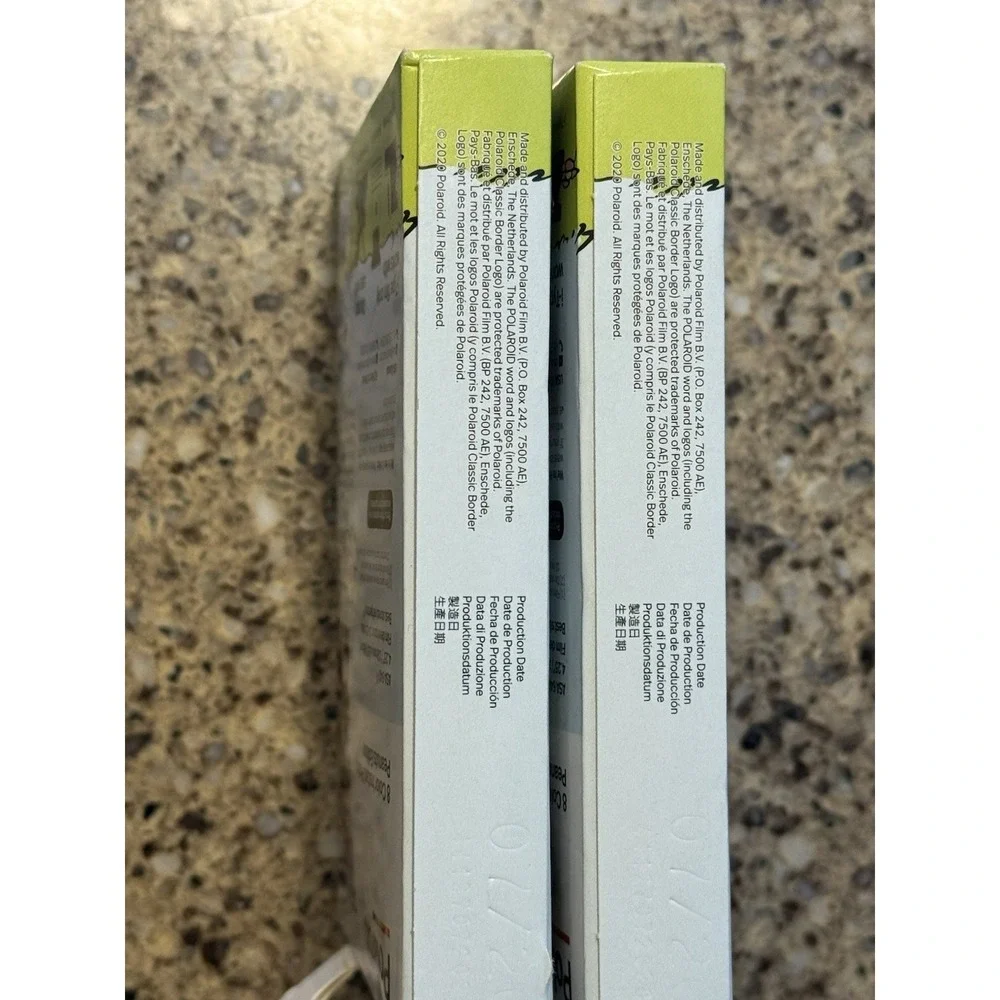 Polaroid I-Type Film Peanuts Edition 07/2020 Production Date